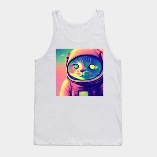 Astronaut Cat Tank Top